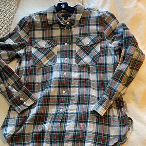 Jcrew plaid Button-Up Shirt -size 14T